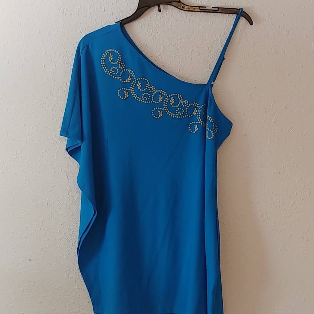Blue Tunic Top